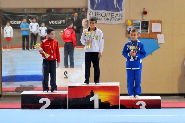 IL PODIO ALLIEVI 1^ FASCIA