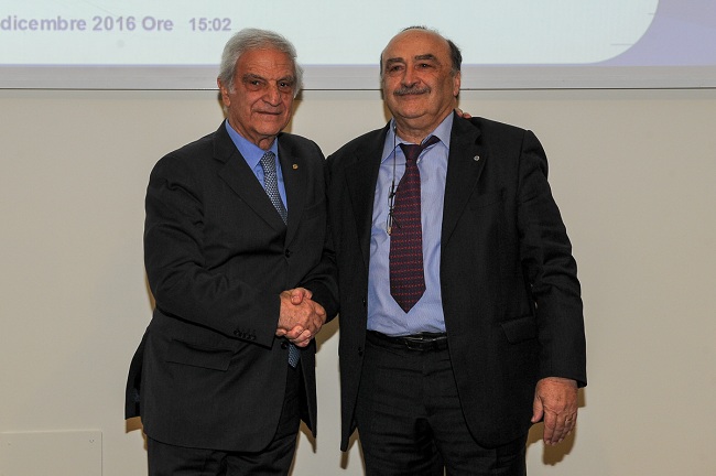 TECCHI CON IL PRESIDENTE USCENTE AGABIO