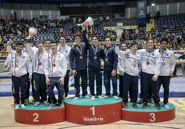 IL PODIO DELLA SERIE A1 GAM