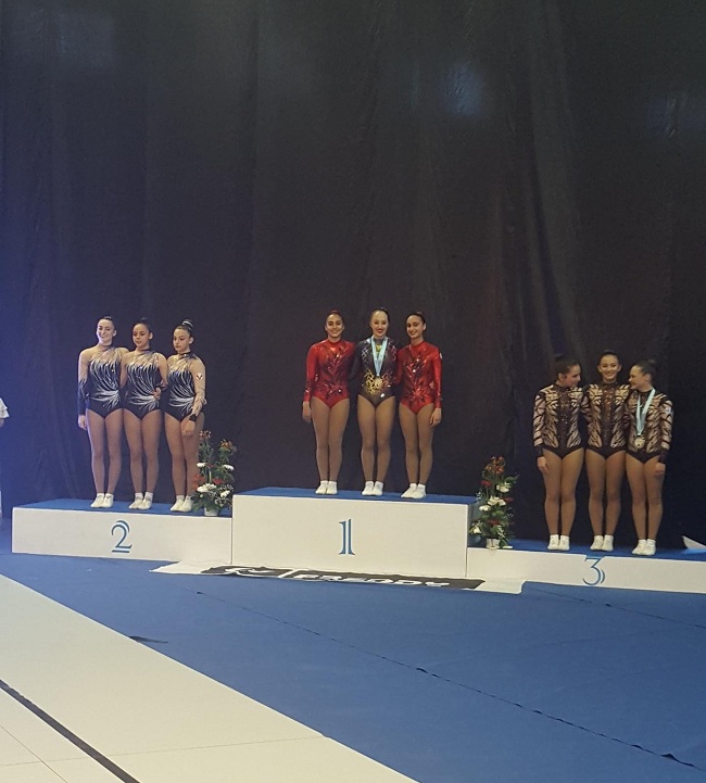 IL PODIO DEL TRIO JUNIOR B